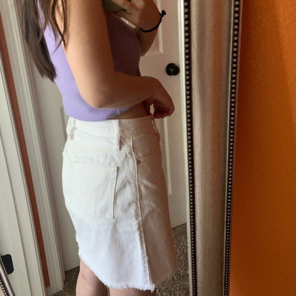 JCREW White Denim Skirt - Picture 4 of 4